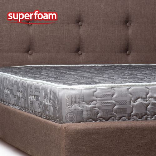 Superfoam Morning Glory High Density Quilted Mattress(4 x 6 x 8) - Grey